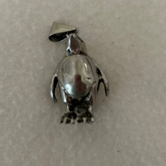 Penguin Pendant, Silver, Harmony Kingdom - Picture 2 of 4